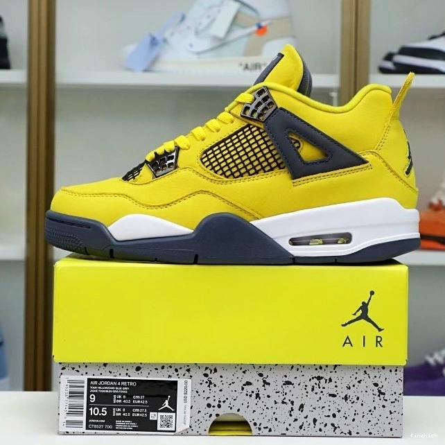 RETRO 2021 JORDAN 4 'LIGHTNING' JORDAN AIR AIR 0731